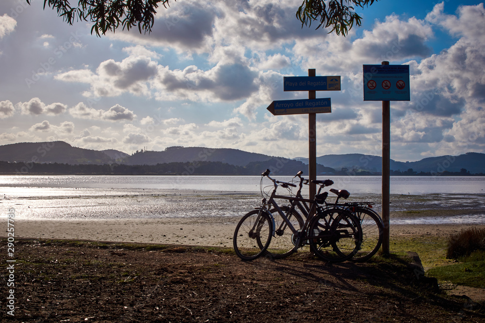 Fototapeta premium summer in laredo cantabria
