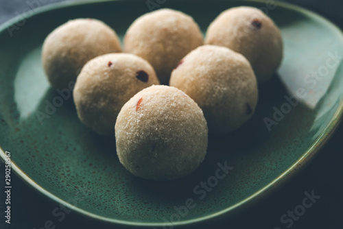 Rava Laddu or Semolina Laddoo Or Rawa Ladu  a popular sweet dish from Maharashtra  India