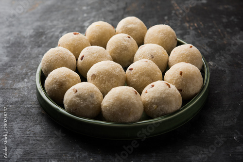 Rava Laddu or Semolina Laddoo Or Rawa Ladu  a popular sweet dish from Maharashtra  India