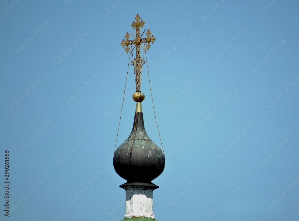The spire of the church in the city of Smolensk.