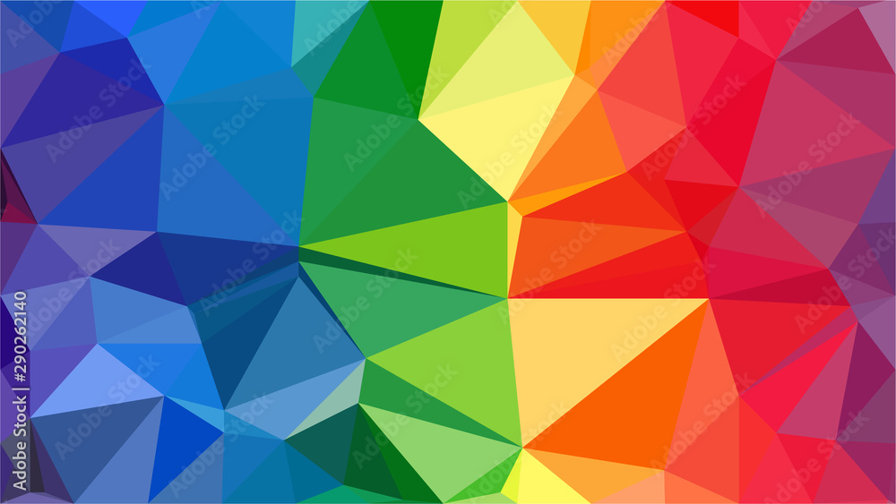 Obraz premium Polygon background illustration vector design