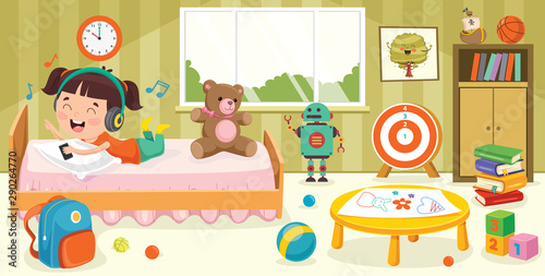 Children Having Fun In A Room