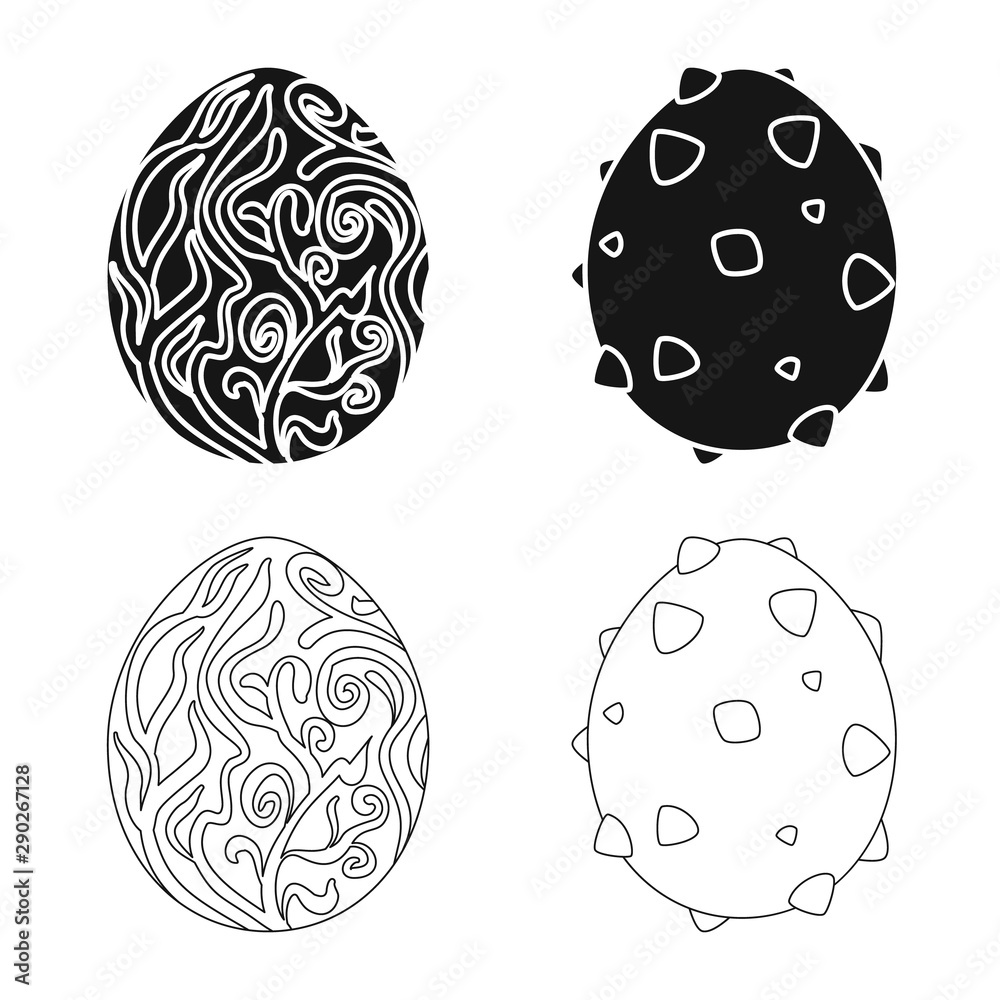 Vector design of animal and prehistoric icon. Set of animal and cute stock vector illustration. Vector design of animal and prehistoric icon. Set of animal and cute stock vector illustration.