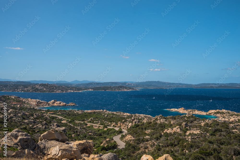 Landscape of La Maddalena Island, Sardinia, Italy