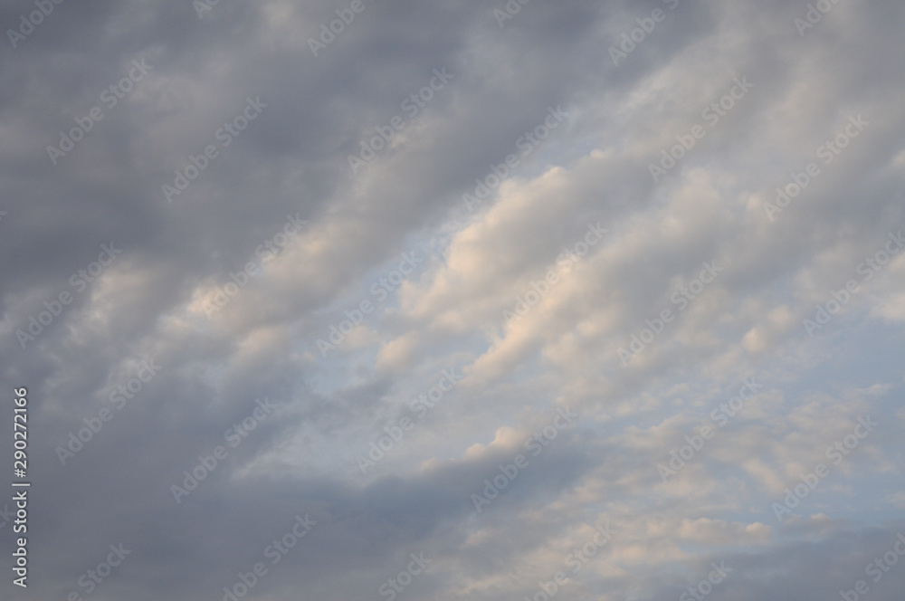 Blue cloudy sky for background