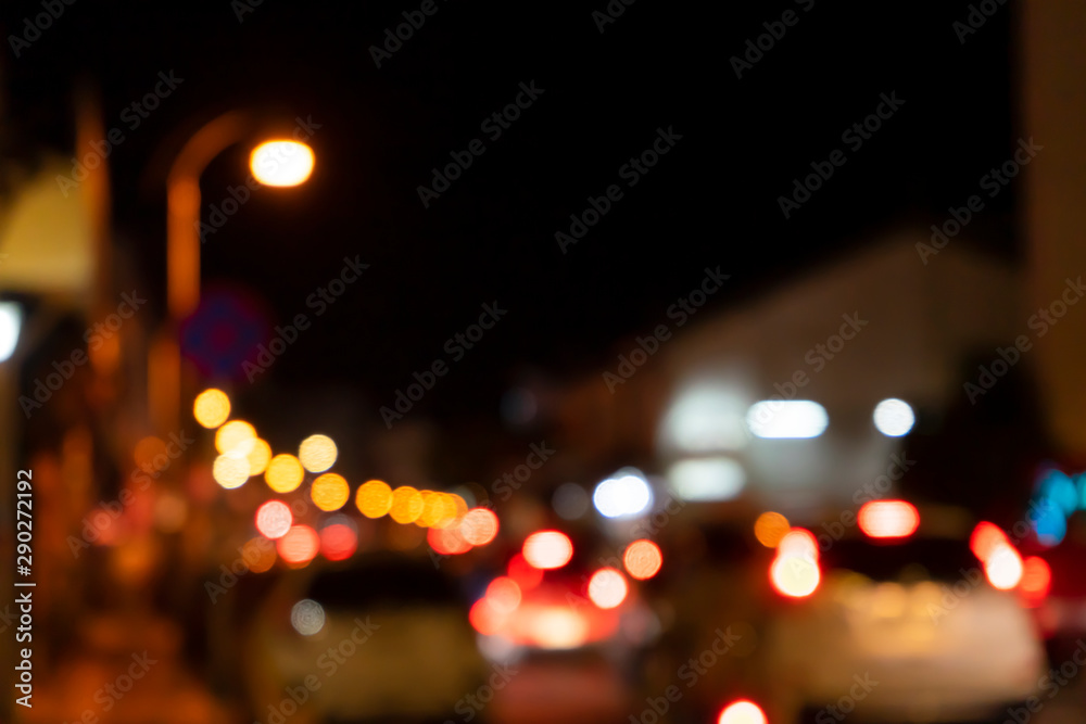 colourful  bokeh in dark background,city night,space flare,blurry background,traffic blurred