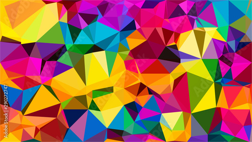 Polygon background illustration vector design