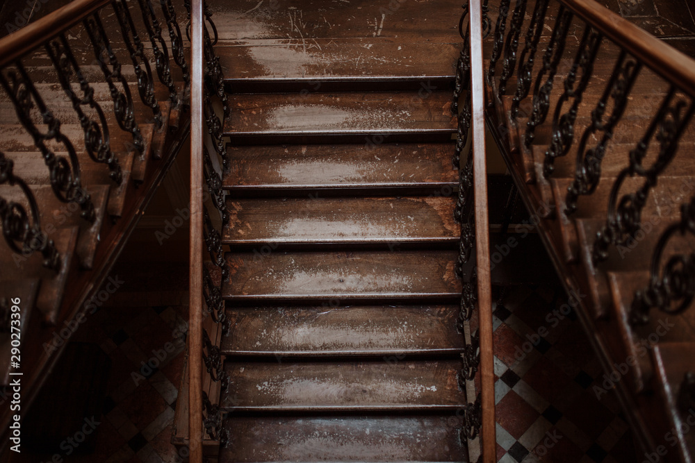 Old Wood Stair