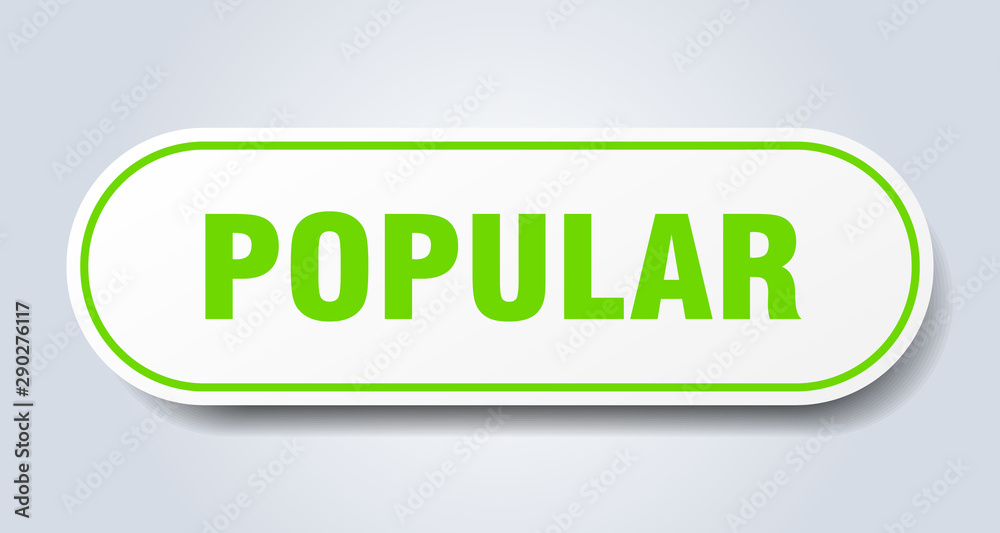popular sign. popular rounded green sticker. popular popular sign. popular rounded green sticker. popular