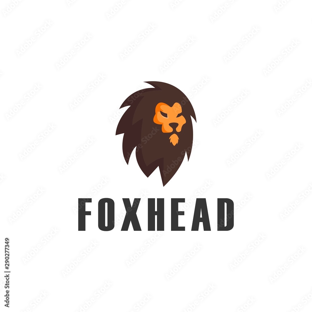 lion head logo - design vector illustration lion head logo - design vector illustration