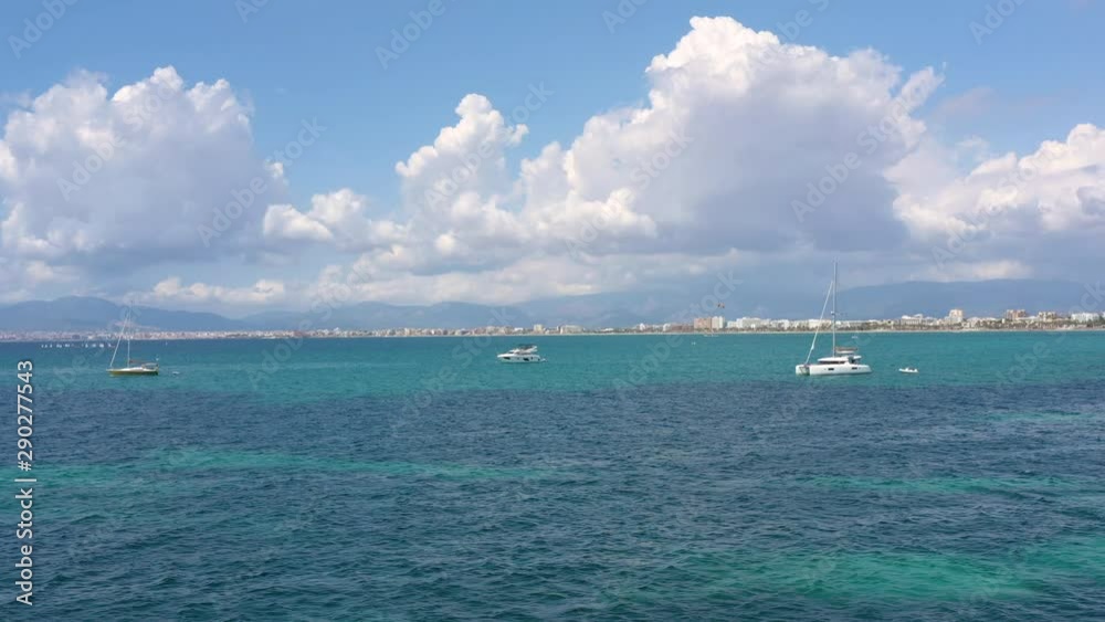 5 September 2019,Fly above Palma de Mallorca, Spain ( aerial footage ) 5 September 2019,Fly above Palma de Mallorca, Spain ( aerial footage )