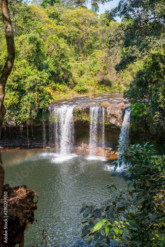 Thamchamp Pee waterfall, Paksong, Laos