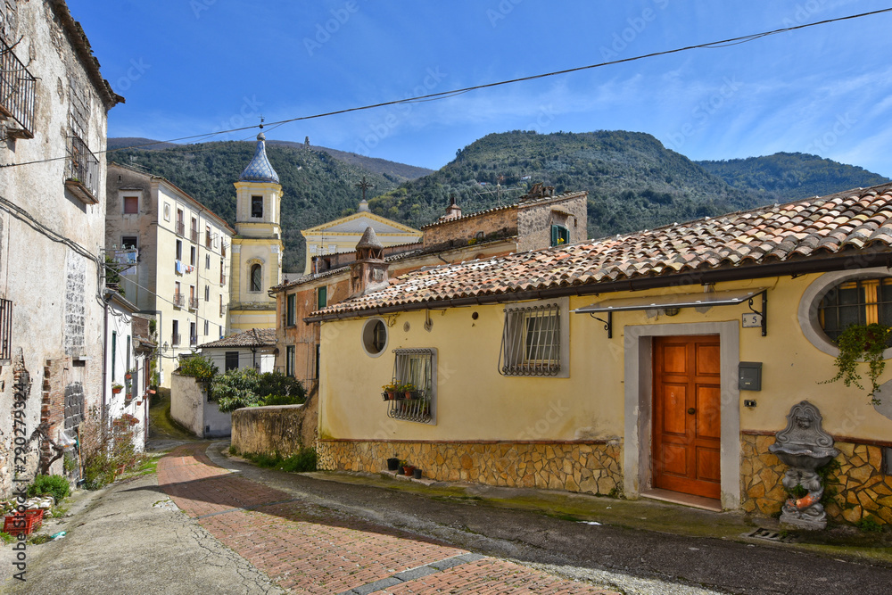 A small town in the Matese region of the province of Caserta, Italy