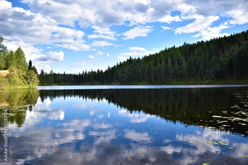 Granite Lake, landscape with lake and sky