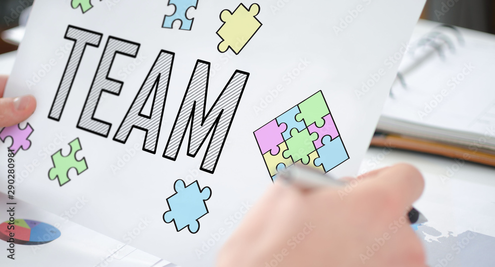 Team concept on a paper