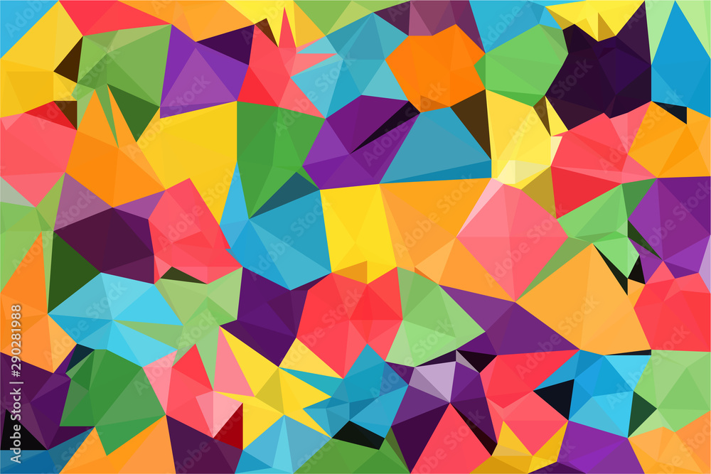abstract geometric background with triangles