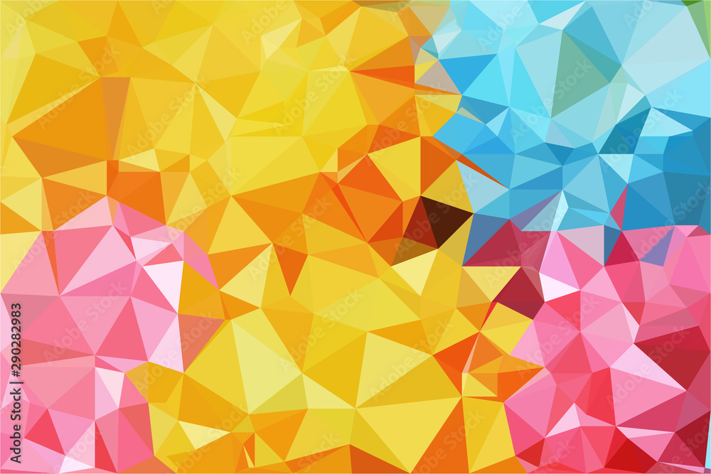 Fototapeta premium abstract geometric background with triangles