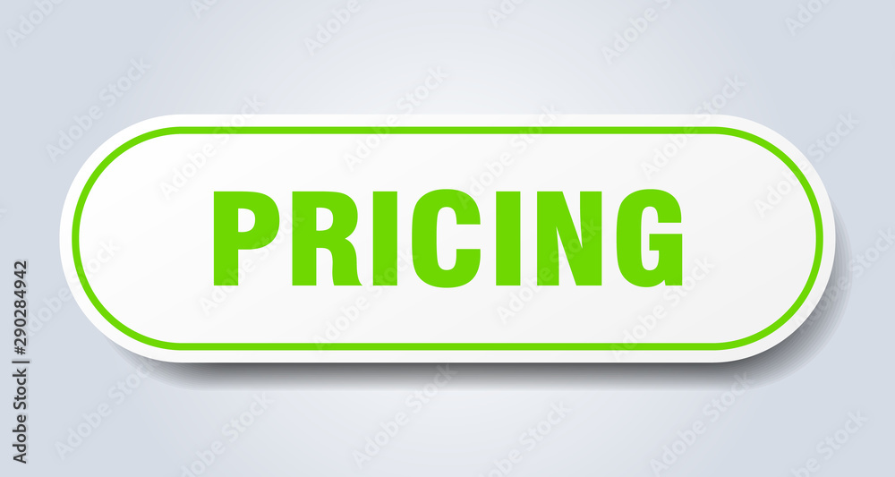 pricing sign. pricing rounded green sticker. pricing pricing sign. pricing rounded green sticker. pricing