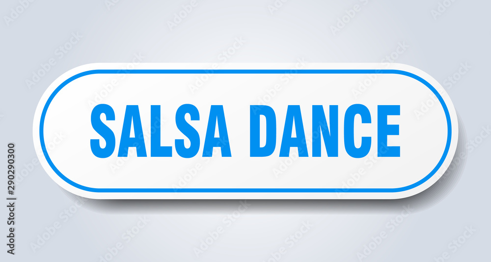 salsa dance sign. salsa dance rounded blue sticker. salsa dance salsa dance sign. salsa dance rounded blue sticker. salsa dance