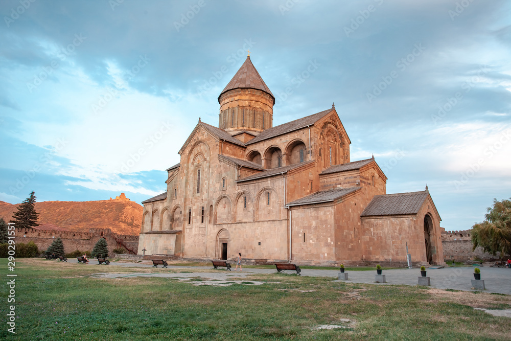Svetitskhoveli cathedral (UNESCO World Heritage site) in Mtskheta, Georgia.