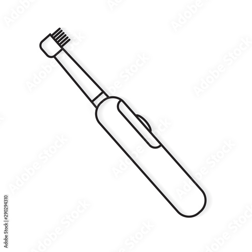 electric toothbrush icon- vector illustration