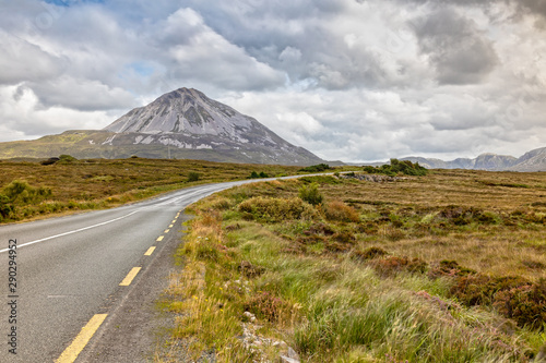 View over the Errigal Mountain and the Landscape photo