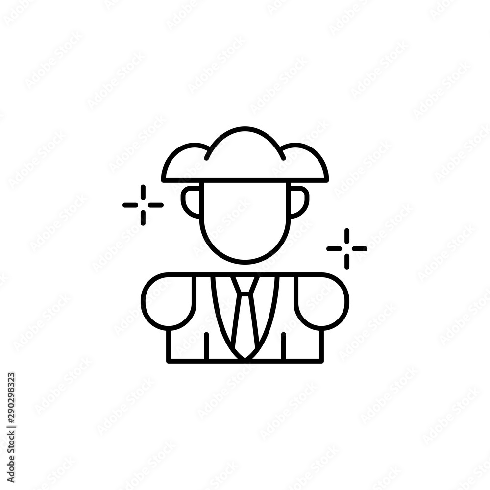 Bullfighter, spanish icon. Element of spanish thin line icon Bullfighter, spanish icon. Element of spanish thin line icon