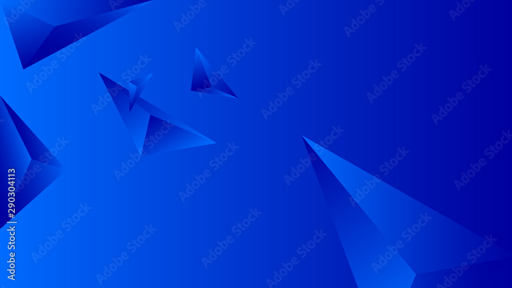 Abstract polygon triangle gradient background blue Abstract polygon triangle gradient background blue