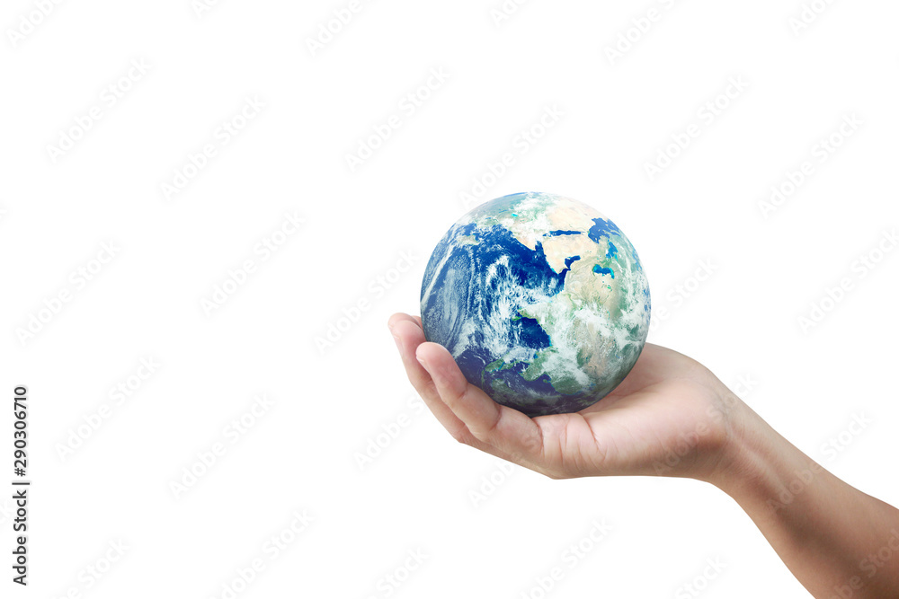 Globe ,earth in hand, holding our planet glowing. Earth image provided by Nasa Globe ,earth in hand, holding our planet glowing. Earth image provided by Nasa