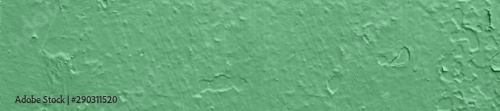 Green panorama old wall painted