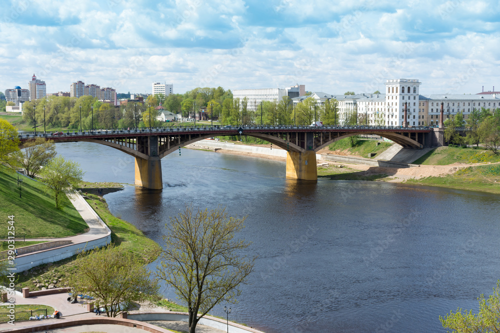 Bridge over the Western Dvina river in Vitebsk