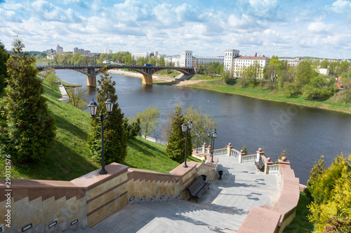 Bridge over the Western Dvina river in Vitebsk photo