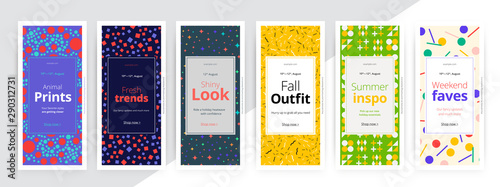 Modern promotion rectangular web banner for social media mobile apps. Elegant sale and discount promo backgrounds with abstract pattern. Email ad newsletter layouts.