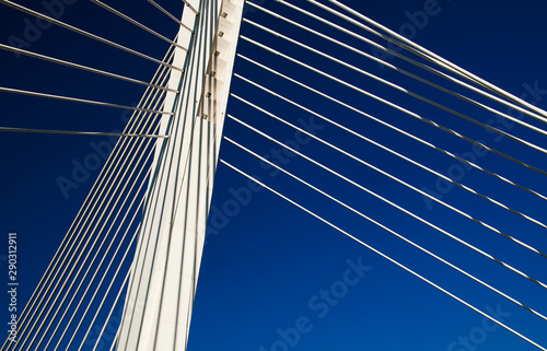 Abstract representation of a bridge detail.