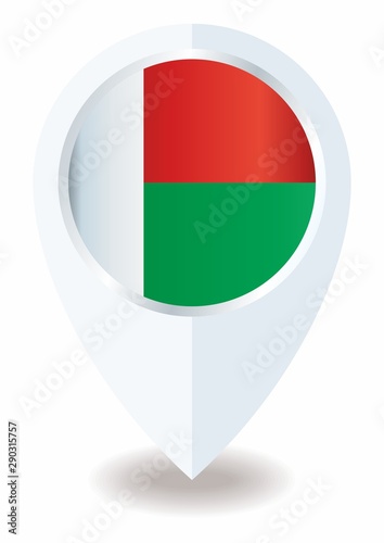 Flag of Madagascar, Republic of Madagascar. Template for award design, an official document with the flag of Madagascar. Bright, colorful vector illustration for graphic and web design. Free Download Flag of Madagascar, Republic of Madagascar. Template for award design, an official document with the flag of Madagascar. Bright, colorful vector illustration for graphic and web design. - GFXLoad