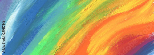 Panel kuchenny z motywem Abstract smear brush stroke acrylic and watercolor painting.  Color texture background.