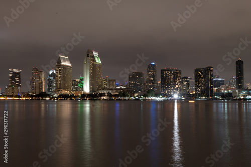 San Diego skyline at night © Julian