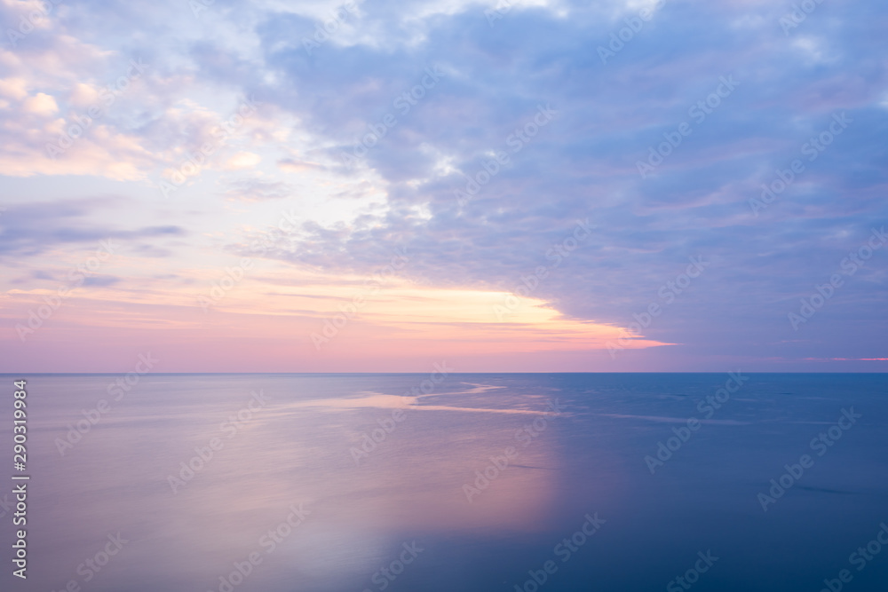 seascape during sunset