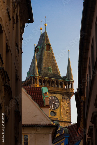 Clock tower in Czech Republic (ID: 290321743)