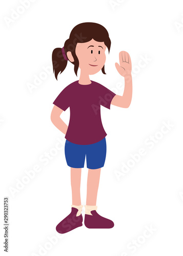 young man avatar character vector illustration