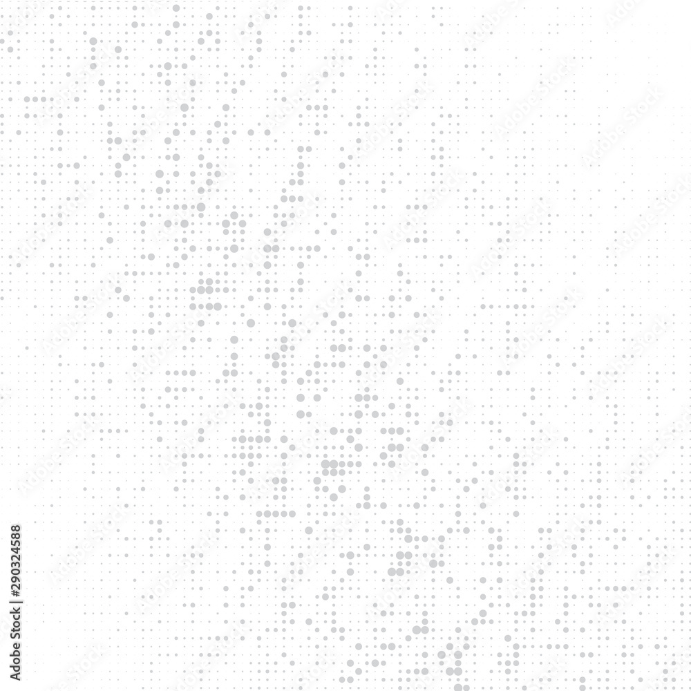 Gray dots on white background Gray dots on white background