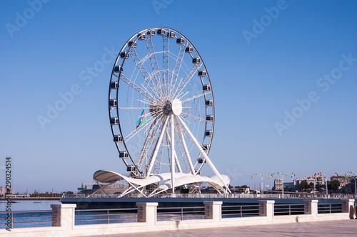 Entertainment attraction in the city Park Ferris Wheel © alexsaz