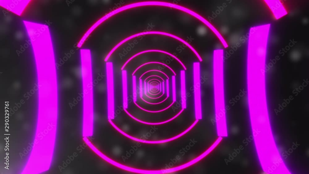 Computer generated background futuristic tunnel with neon light. 3d rendering Computer generated background futuristic tunnel with neon light. 3d rendering