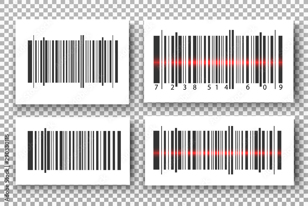A set of bar codes. Bar code product. A set of bar codes. Bar code product.