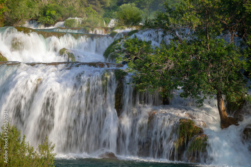 Skradinski buk waterfall in Krka National Park, Croatia