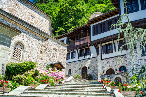 Area of Bigorski Monastery near Rostusha in North Macedonia photo