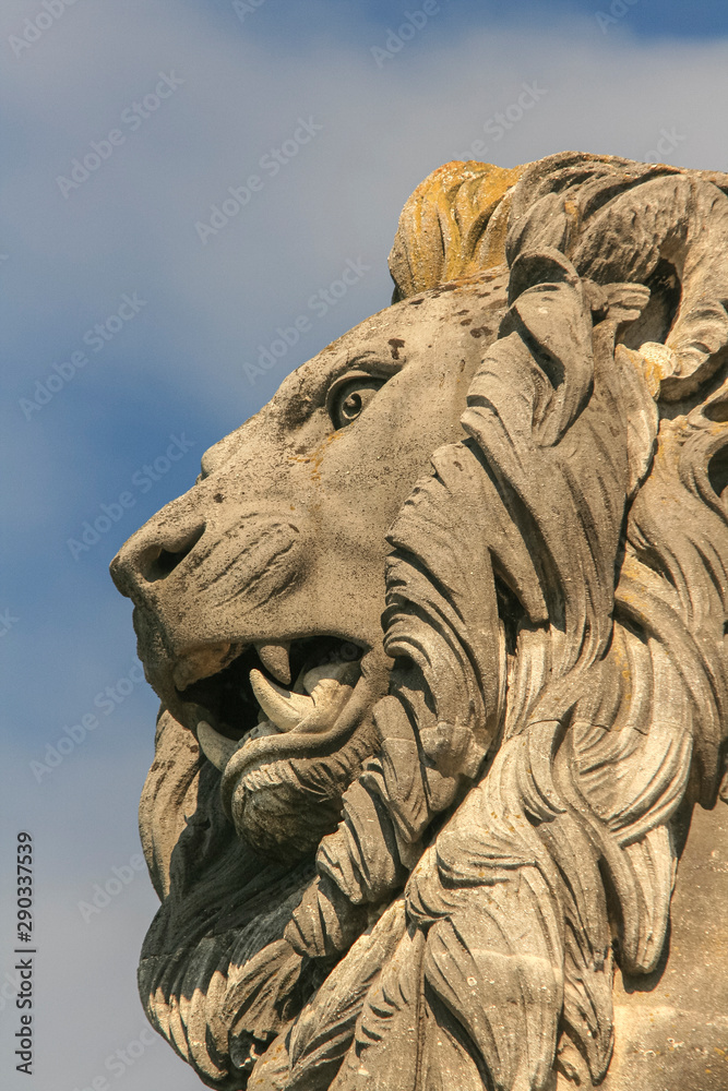Sculpture de lion à Lindau