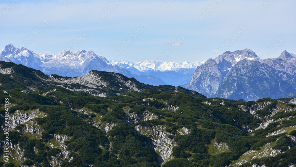 mountain range Unterberg and national park Berchtesgaden