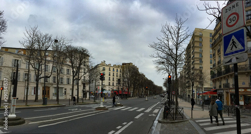 Street and Buildings of Paris, France