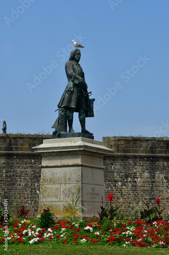 Saint Malo; France - july 28 2019 : picturesque city in summer photo